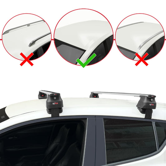 Compatibile con Toyota C-HR 2016-2022 ACE-4 Barre Tetto Portapacchi Auto Barre Portatutto Grigo Alluminio 2 Barre