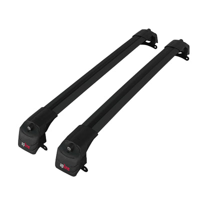 Compatibile con Jeep Compass 2017-2025 ACE-2 Barre Tetto Portapacchi Auto Barre Portatutto Nero Alluminio 2 Barre