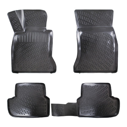 Compatible avec BMW Série 5 (G30) 2017-2023 4D Tapis de Voiture Noir