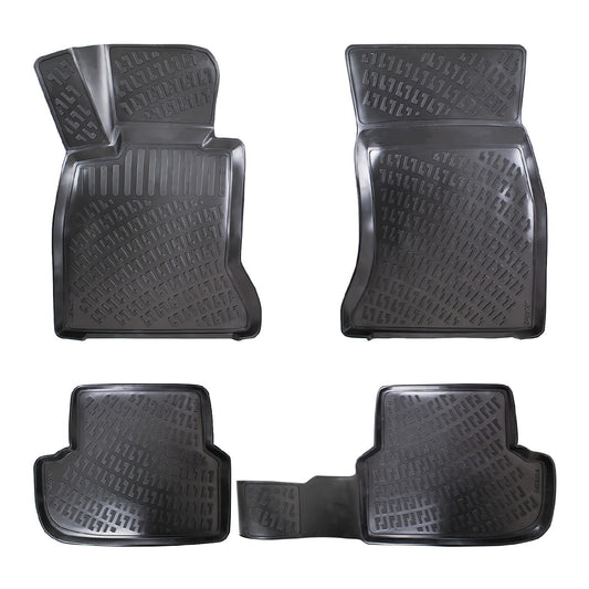 Tappetini auto neri compatibili con BMW Serie 5 (G30) 2017-2023 4D