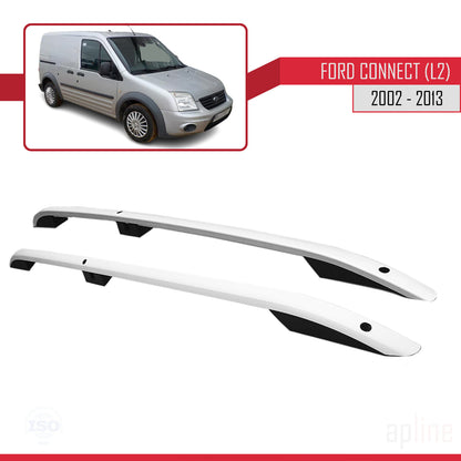 Compatibile con Ford Transit/Tourneo Connect 2002-2013 (passo lungo L2/H1) Barre portatutto grigie
