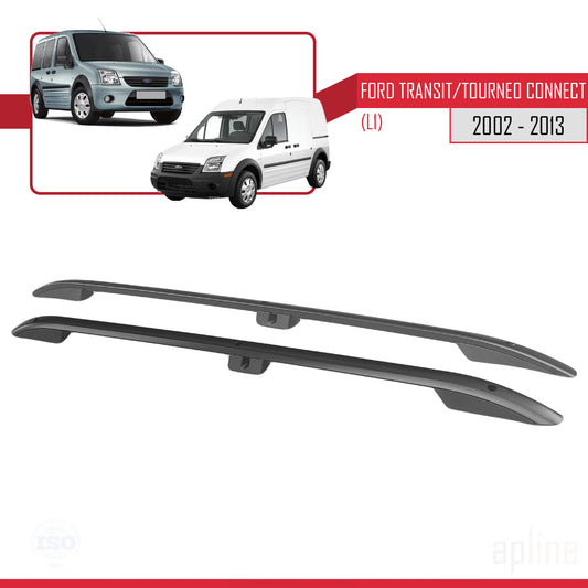 Compatibile con Ford Transit/Tourneo Connect 2002-2013 (passo corto L1/H1) Barre portatutto nere