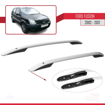 Compatibile con Ford Fusion 2002-2012 (passo corto L1/H1) Barre portatutto (modello adesivo) Grigio