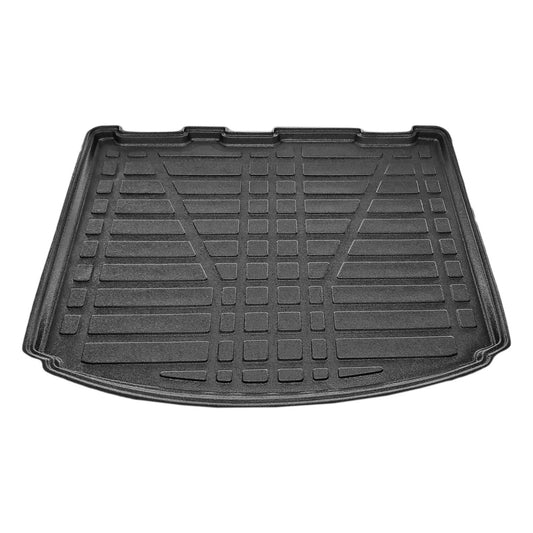 Compatibile con Ford Kuga 2 (C520) 2013-2019 Tappetino flessibile per bagagliaio, piano di carico, nero