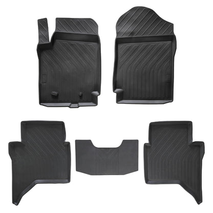 Compatibile con Ford Ranger (P375) 2011-2022 4D Tappeti in Gomma Nero