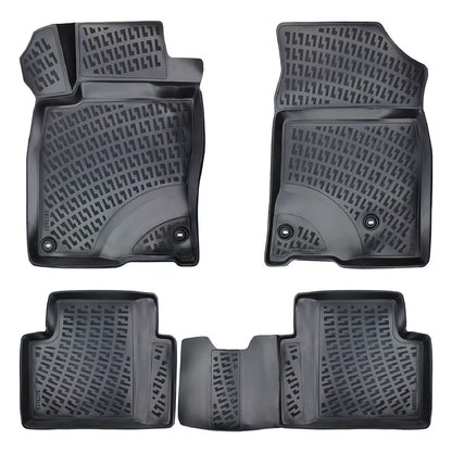 Tappetini auto neri compatibili con Honda Civic 10 (FC) Sedan 2016-2021 4D