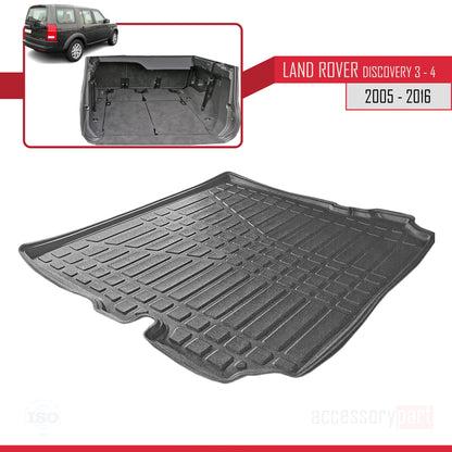 Tapis de Coffre pour Land Rover Discovery (3-4) 2005-2016 NOIR