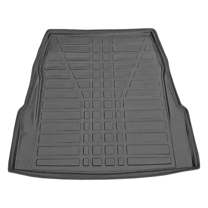 Compatible avec Mercedes Classe S L (V222) Long Berline 2016-2020 Flexible Tapis de Coffre Plancher de Chargement Noir
