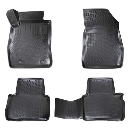 Compatible with Nissan Juke (F15) 2010-2019 4D Car mats Black