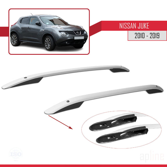 Compatibile con Nissan Juke (F15) 2010-2019 (Passo Corto L1/H1) Barre sul Tetto Portapacchi sul Tetto (Modello Adesivo) Grigo