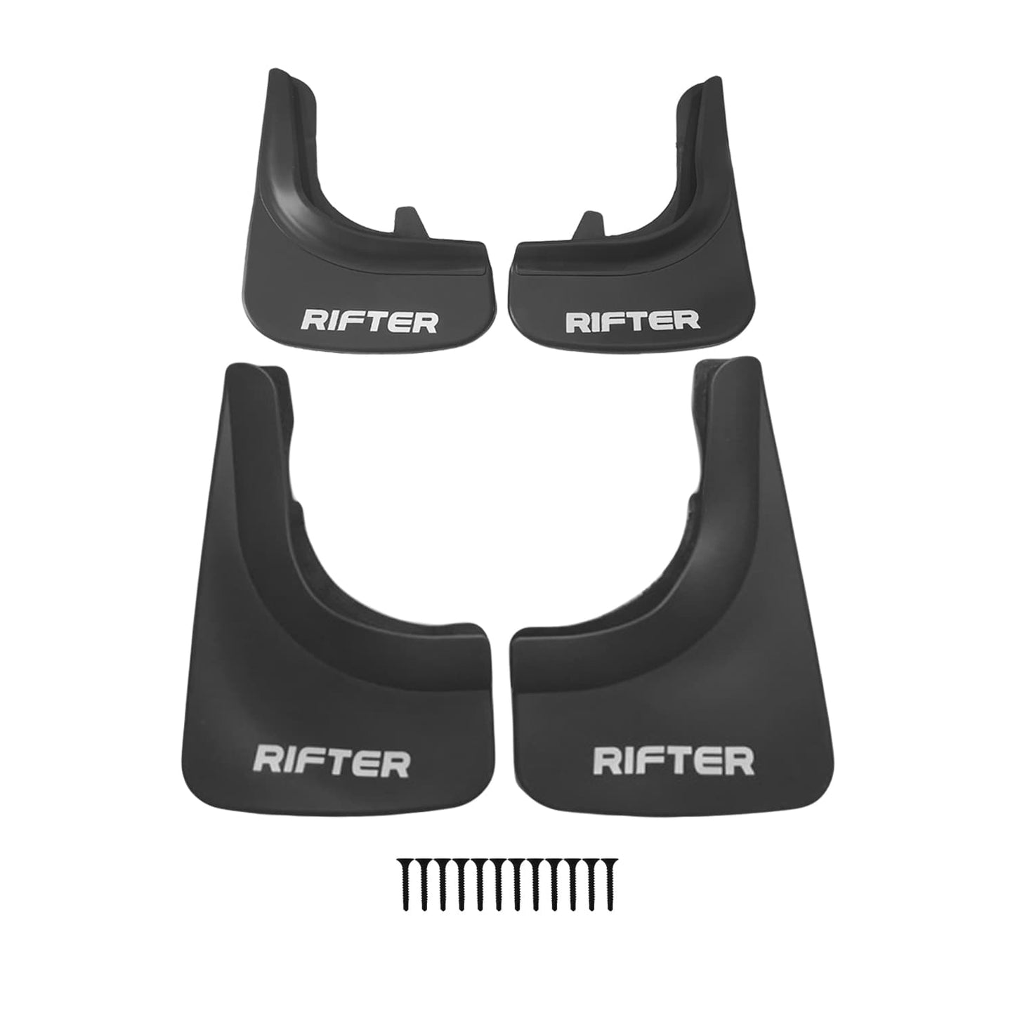 Compatible avec Peugeot Rifter 2019-2024 Jeu de Bavettes Garde-boue Avant et Arrière de Voiture 4 Pcs Noir