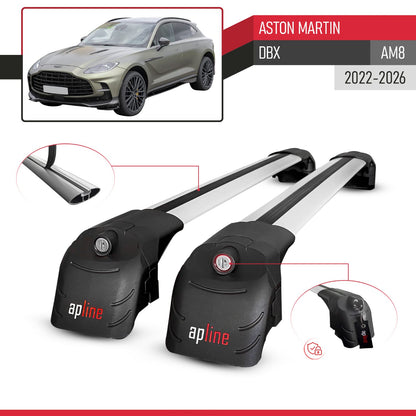 Compatibile con Aston Martin (DBX707) 2022-2025 ACE-2 Barre Tetto Portapacchi Auto Barre Portatutto Grigo Alluminio 2 Barre