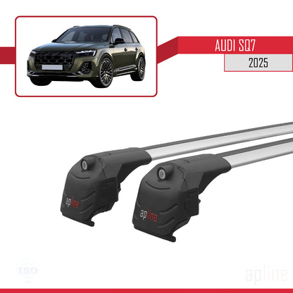Compatibile con Audi SQ7 2024-2025 ACE-2 Barre portatutto per auto Portapacchi in alluminio grigio 2 barre