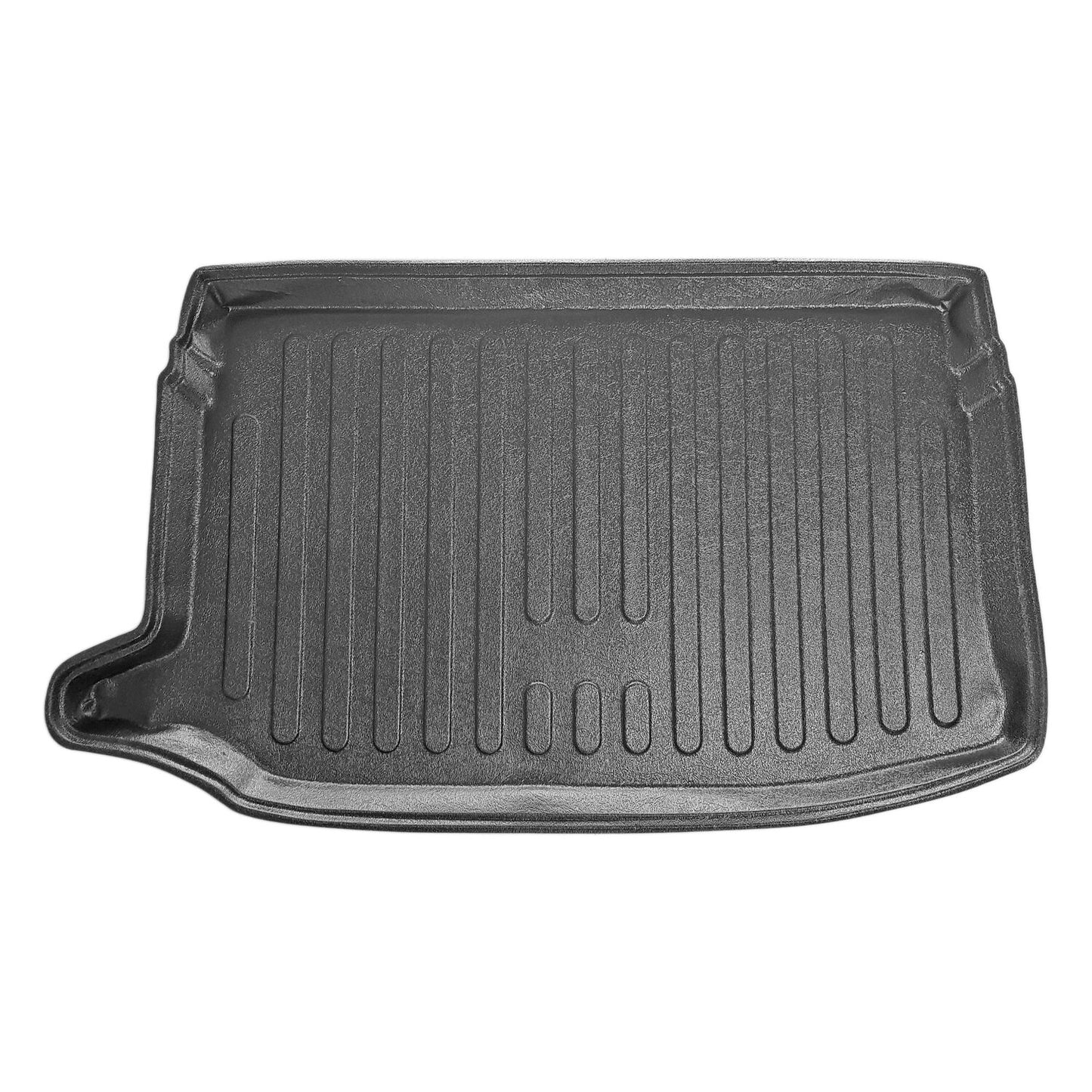 Compatibile con Volkswagen Polo 5 (Cline-Hline) 2010-2017 Flessibile Vasca Baule Piano di Carico Superiore Tappetino Bagagliaio Nero