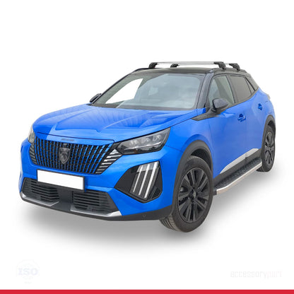 Compatibile con Peugeot 2008 II (P24) 2020-2025 ACE-2 Barre Tetto Portapacchi Auto Barre Portatutto Grigo Alluminio 2 Barre