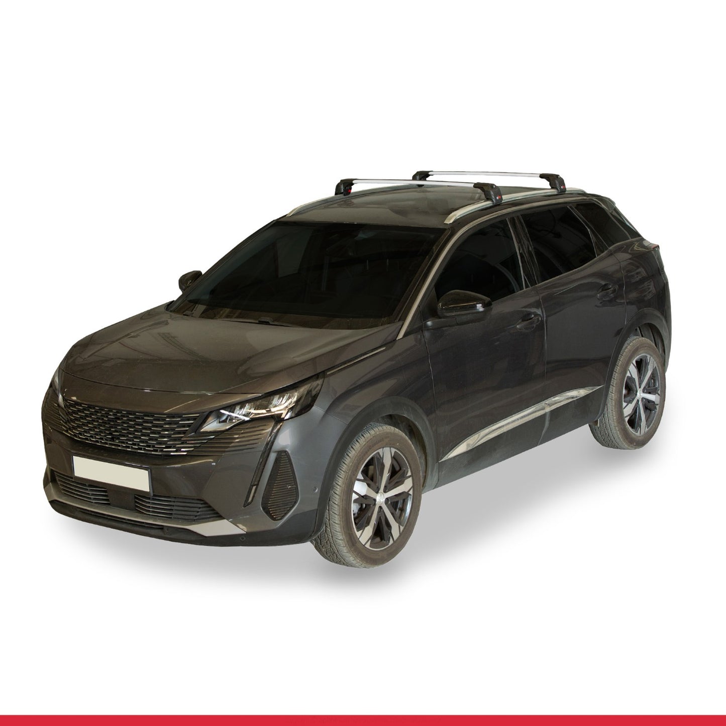 Compatibile con Peugeot 3008 II (P84) Post-Facelift 2021-2023 ACE-2 Barre Tetto Portapacchi Auto Barre Portatutto Grigo Alluminio 2 Barre