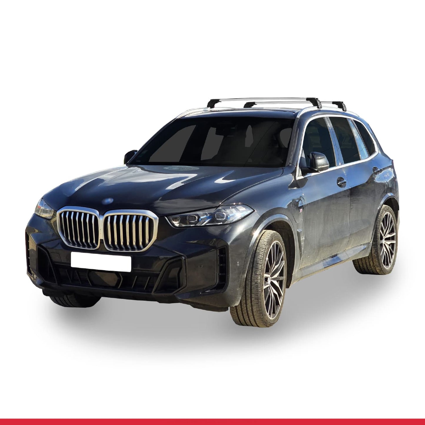 Compatibile con BMW X5 (G05) 2019-2025 ACE-2 Barre portatutto per auto Portapacchi in alluminio grigio 2 barre