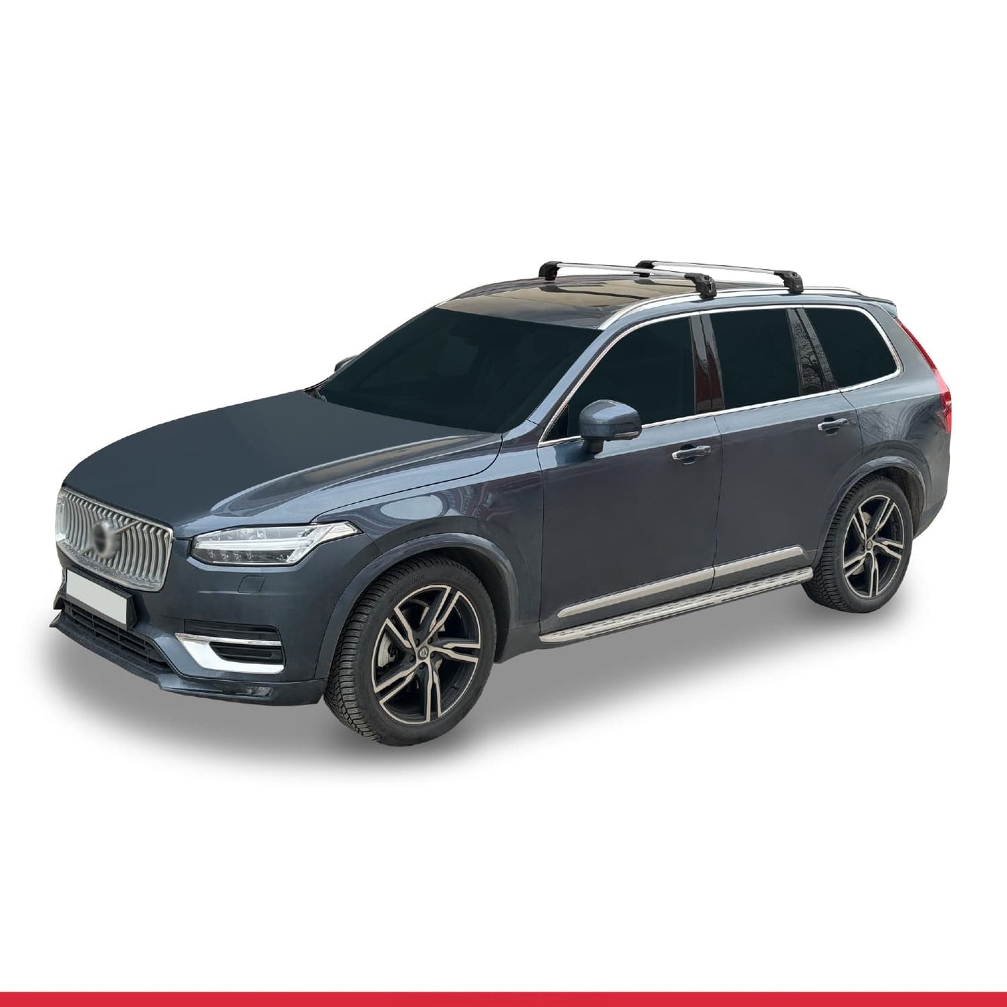 Compatibile con Volvo XC90 II 2015-2025 ACE-2 Barre Tetto Portapacchi Auto Barre Portatutto Grigo Alluminio 2 Barre