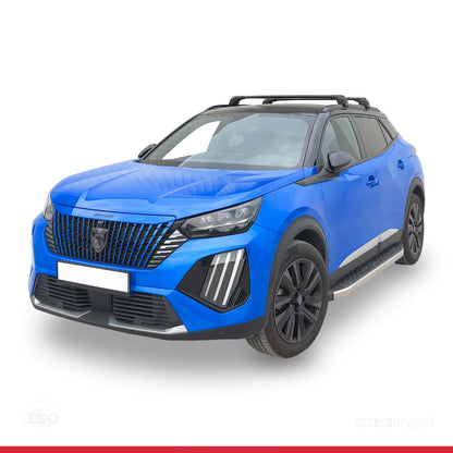 Compatibile con Peugeot 2008 II (P24) 2020-2025 ACE-2 Barre Tetto Portapacchi Auto Barre Portatutto Nero Alluminio 2 Barre