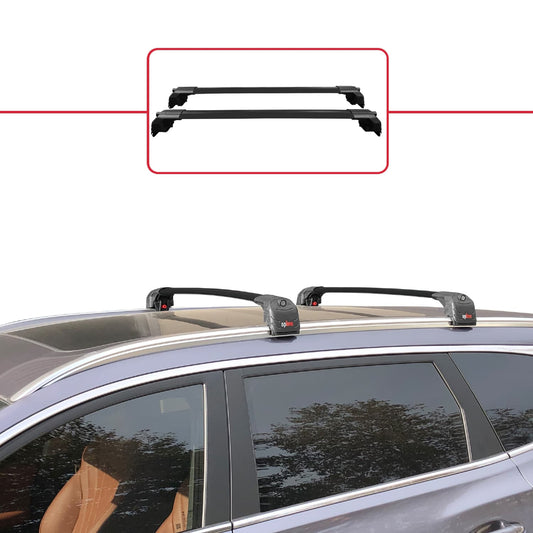 Compatibile con Chery Tiggo 8 Pro 2020-2023 ACE-2 Barre Tetto Portapacchi Auto Barre Portatutto Nero Alluminio 2 Barre