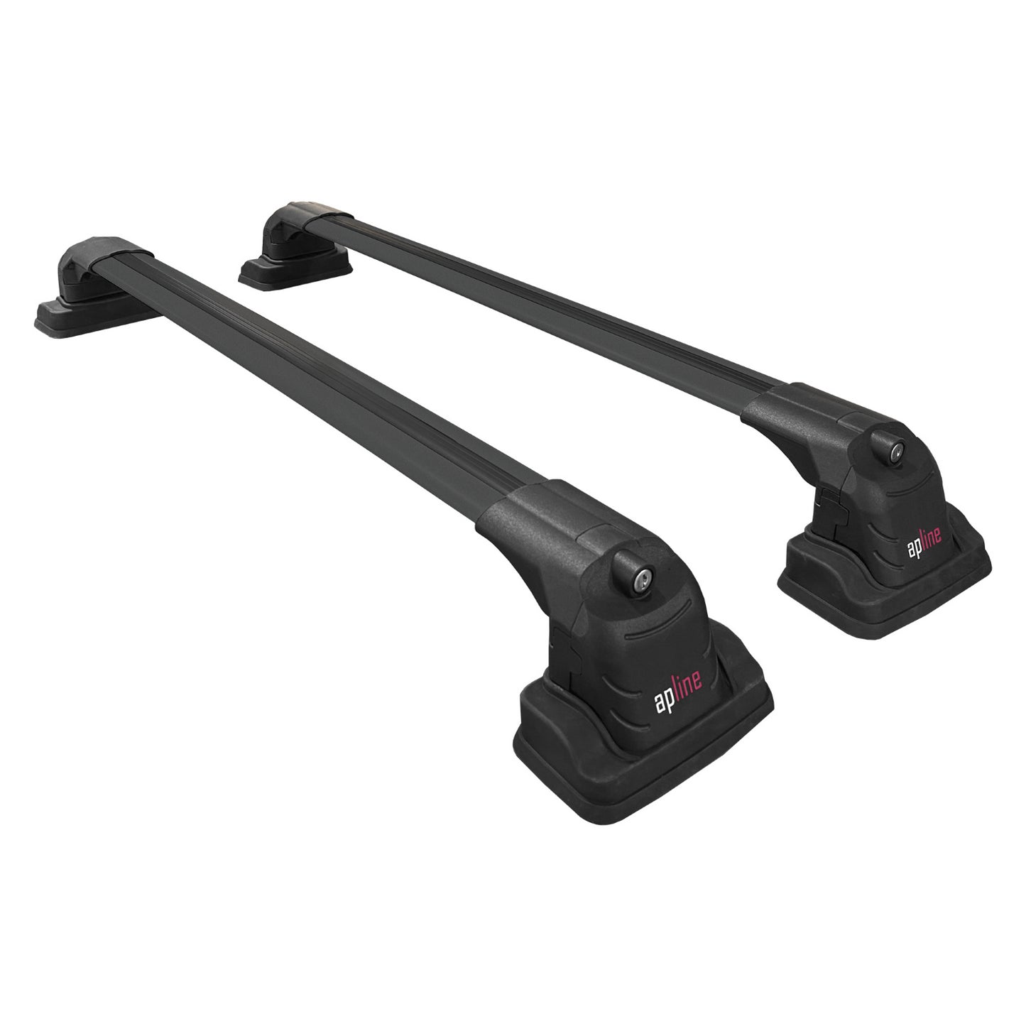 Compatible avec Mazda CX-9 (TB) 2007-2015 ACE-3 Barres de Toit Railing Porte-Bagages de Voiture Noir Aluminium 2 Barres