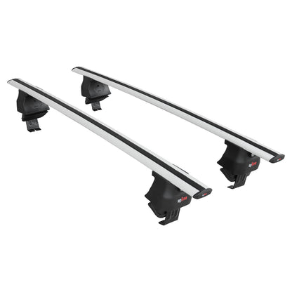 Compatibile con Tata Indica (V1/V2) 1998-2008 ACE-4 Barre Tetto Portapacchi Auto Barre Portatutto Grigo Alluminio 2 Barre