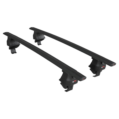 Compatible avec Kia Sportage (QL) 2016-2021 ACE-4 Barres de Toit Railing Porte-Bagages de Voiture Noir Aluminium 2 Barres