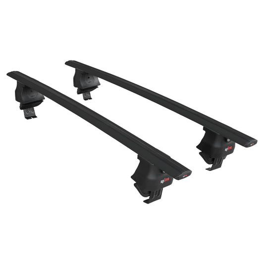 Compatible with Suzuki Splash 2008-2014 ACE-4 Car Roof Rack Cross Bar Black Aluminium 2 Bars