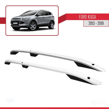 Compatibile con Ford Kuga 2 (C520) 2013-2019 (passo corto L1/H1) Barre portatutto grigie