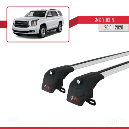 Compatibile con GMC Yukon 2015-2020 ACE-2 Portapacchi per auto in alluminio grigio 2 barre