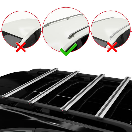 Compatibile con Citroen Berlingo 2 (B9) 2008-2018 BASIC Model Barre Tetto Portapacchi Auto Barre Portatutto Grigo Alluminio 4 Barre