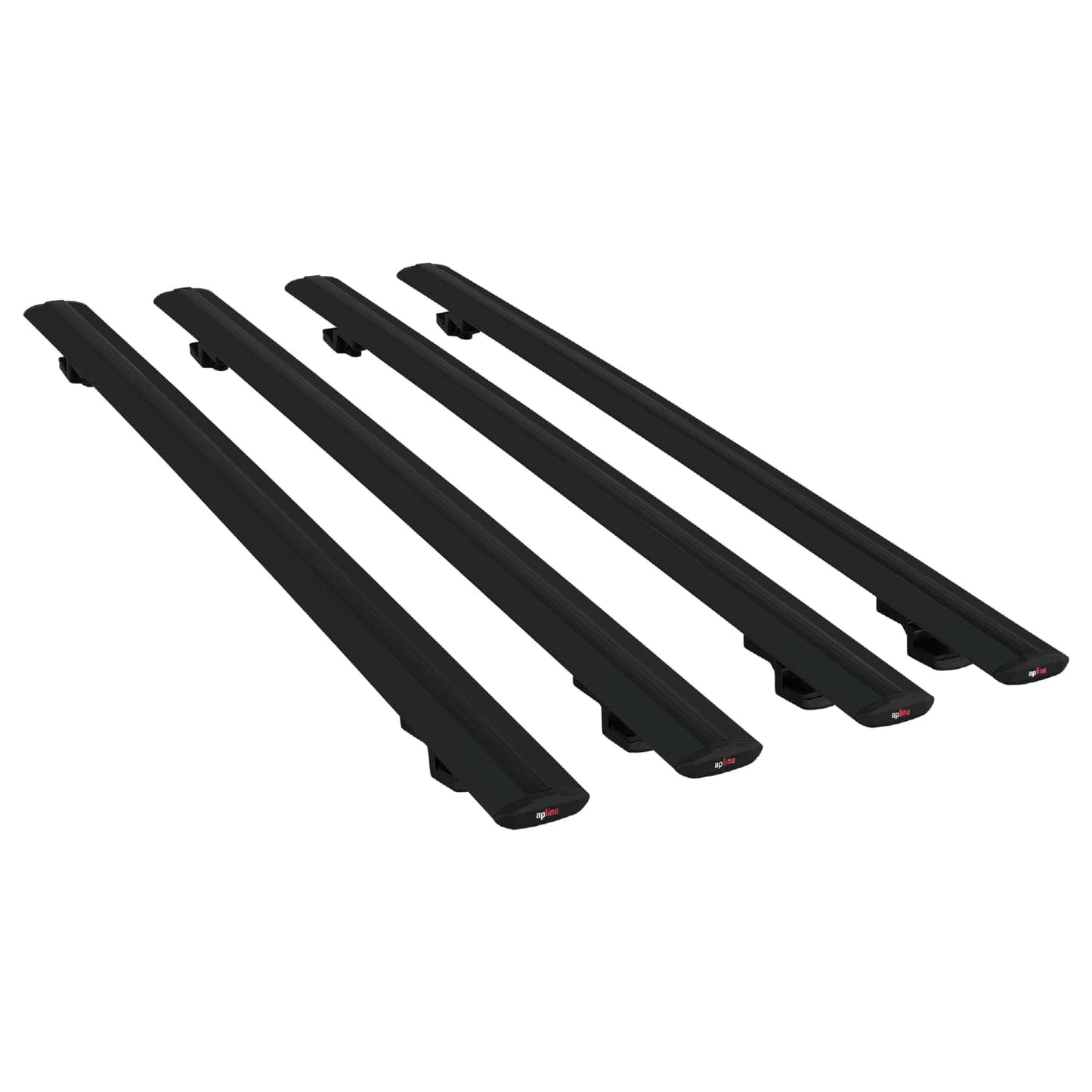 Compatible avec Mercedes Vito (W638) 1996-2003 BASIC Model Barres de Toit Railing Porte-Bagages de Voiture Noir Aluminium 4 Barres
