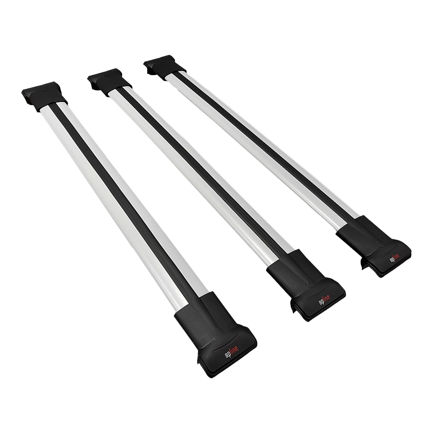Compatible avec Kia Sportage 1997-2002 FLY Model Barres de Toit Railing Porte-Bagages de Voiture Gris Aluminium 3 Barres