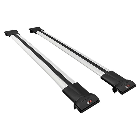 Compatible avec Toyota RAV4 Adventure 2019-2024 FLY Model Barres de Toit Railing Porte-Bagages de Voiture Gris Aluminium 2 Barres