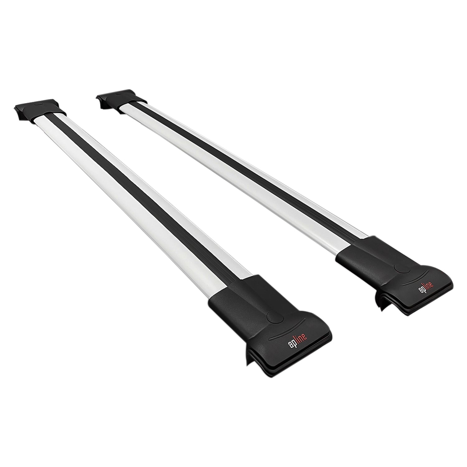 Compatible avec Mitsubishi Outlander 2 2007-2012 FLY Model Barres de Toit Railing Porte-Bagages de Voiture Gris Aluminium 2 Barres