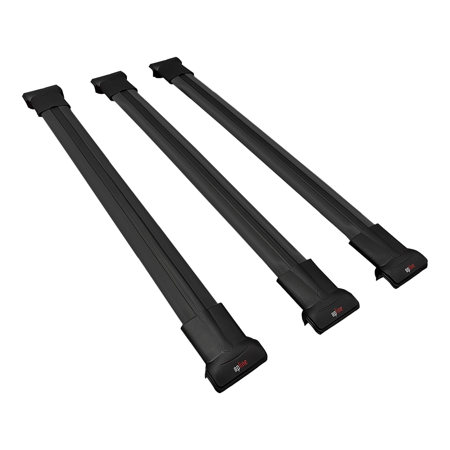 Compatible avec Kia Sportage 2023-2025 FLY Model Barres de Toit Railing Porte-Bagages de Voiture Noir Aluminium 3 Barres