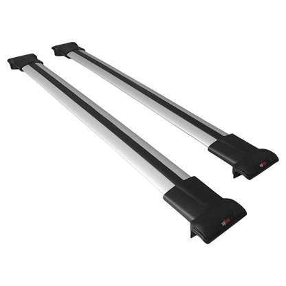 Compatibile con Mitsubishi Pajero (V60) 5 Kapı 1999-2006 FLY Model Barre Tetto Portapacchi Auto Barre Portatutto Grigo Alluminio 2 Barre