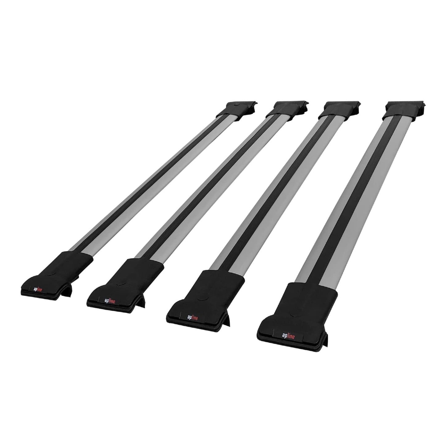 Compatibile con Mercedes Vaneo (W414) 2002-2005 FLY Model Barre Tetto Portapacchi Auto Barre Portatutto Grigo Alluminio 4 Barre