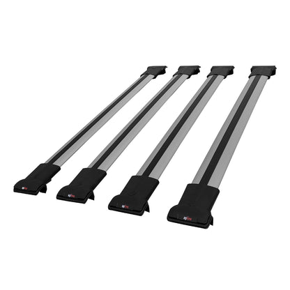 Compatibile con Mercedes Vaneo (W414) 2002-2005 FLY Model Barre Tetto Portapacchi Auto Barre Portatutto Grigo Alluminio 4 Barre