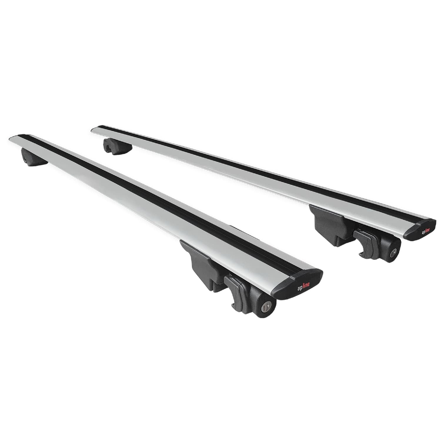 Compatible avec Volkswagen Atlas Cross Sport 2023-2025 HOOK Model Barres de Toit Railing Porte-Bagages de Voiture Gris Aluminium 2 Barres