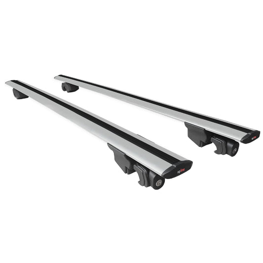 Compatible avec MG Marvel R 2021-2025 HOOK Model Barres de Toit Railing Porte-Bagages de Voiture Gris Aluminium 2 Barres