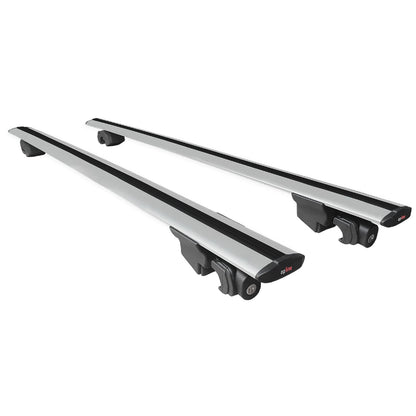 Compatible avec Kia EV5 2024-2025 HOOK Model Barres de Toit Railing Porte-Bagages de Voiture Gris Aluminium 2 Barres