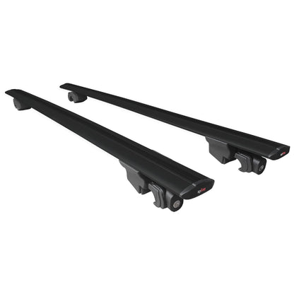 Compatible avec Kia EV5 2024-2025 HOOK Model Barres de Toit Railing Porte-Bagages de Voiture Noir Aluminium 2 Barres