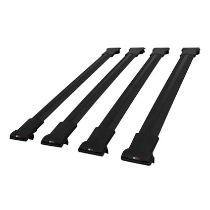 Compatibile con Mercedes Viano 2 (W639) Pre-Facelift 2003-2010 FLY Model Barre Tetto Portapacchi Auto Barre Portatutto Nero Alluminio 4 Barre