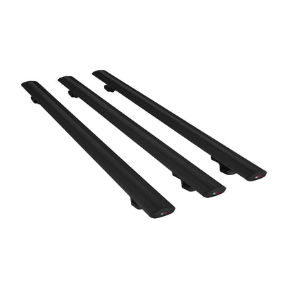 Compatible with Mercedes Vito 2 (W639) Post-Facelift 2010-2014 BASIC Model Car Roof Rack Cross Bar Black Aluminium 3 Bars